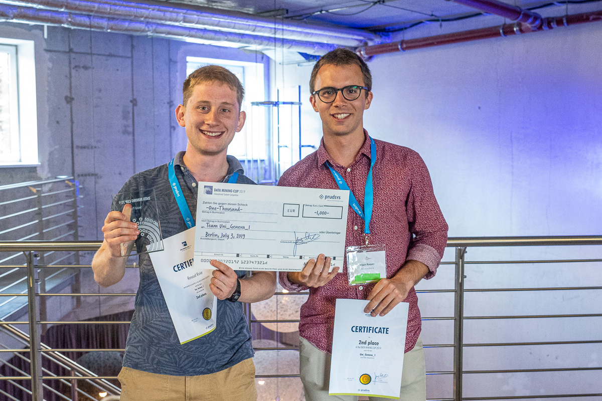Second place of the DATA MINING CUP 2019 from University Geneva